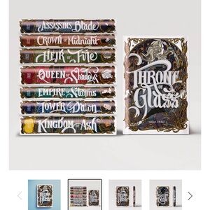 Throne of Glass nerdy ink dust jackets